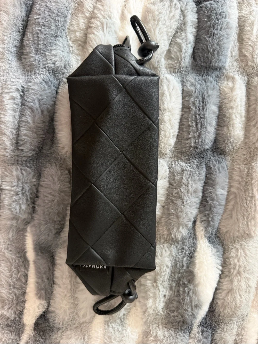 Sephora Black Quilted Cosmetic Pouch - ROGUE BAG